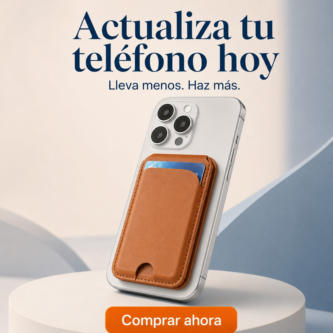 📱 Soporte magnético con tarjetero para iPhone 12, 13, 14, 15, 16 y 17