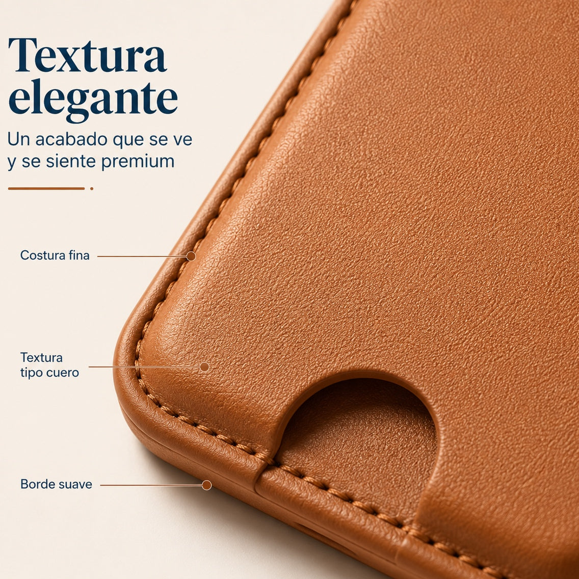 📱 Soporte magnético con tarjetero para iPhone 12, 13, 14, 15, 16 y 17