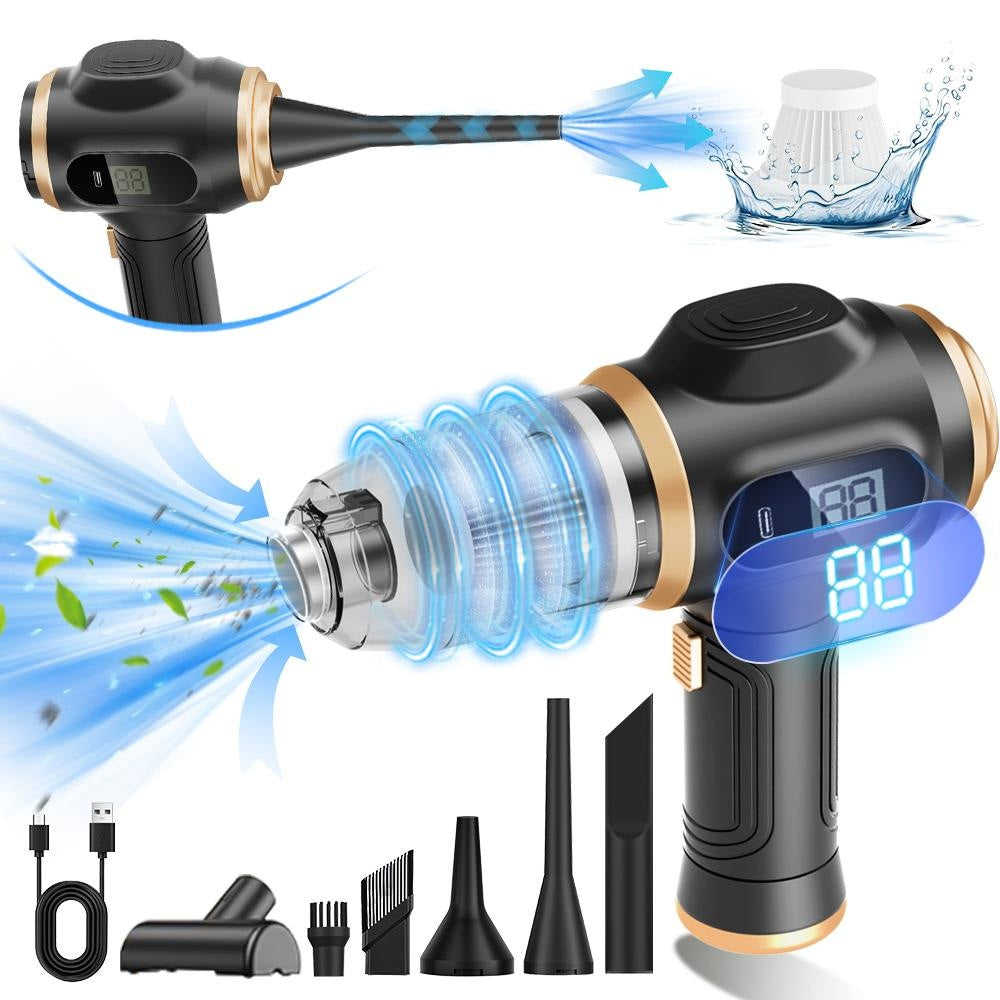🚗 Aspiradora Portátil Inalámbrica 6 en 1 | Limpieza Fácil para Coche, Hogar y Oficina ✨