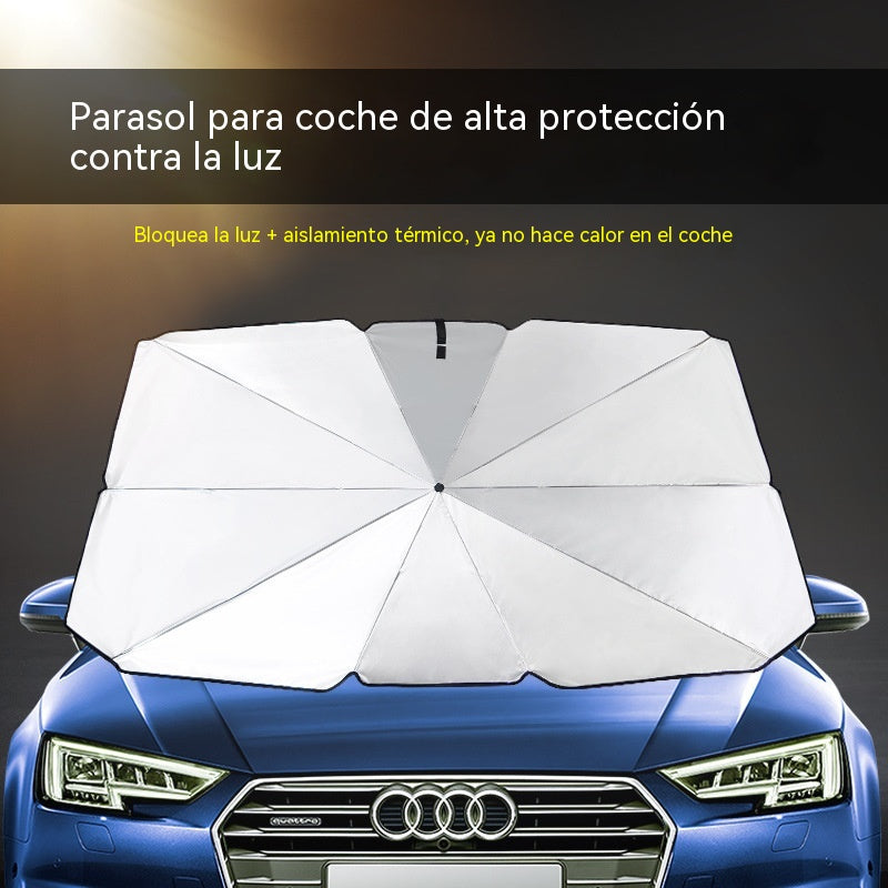 ☀️ Parasol Coche Delantero Plegable | Protección UV y Mayor Comodidad para tu Vehículo 🚗