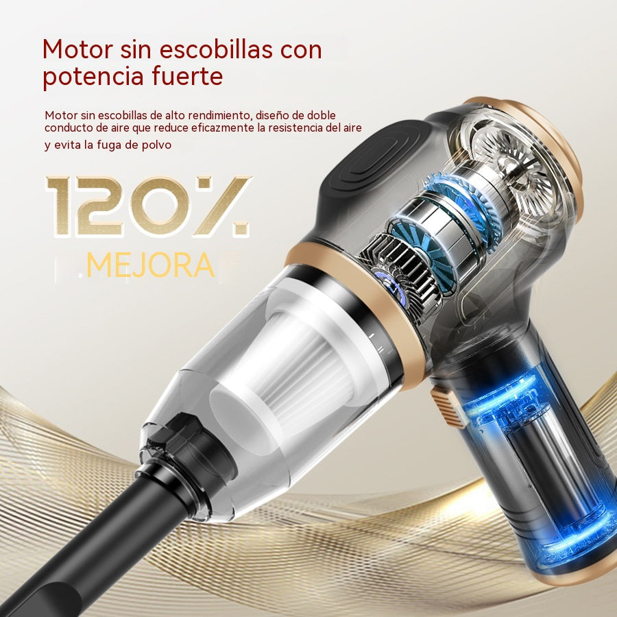 🚗 Aspiradora Portátil Inalámbrica 6 en 1 | Limpieza Fácil para Coche, Hogar y Oficina ✨