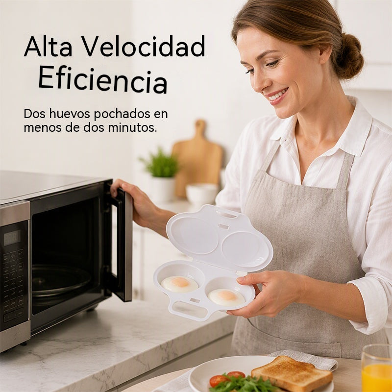 2 HUEVERAS POR SOLO 25€🍳 2 Huevos en Minutos: Prepara un Desayuno Fácil Directamente en el Microondas