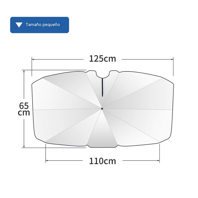 ☀️ Foldable Front Car Sunshade | UV Protection and Greater Comfort for Your Vehicle 🚗