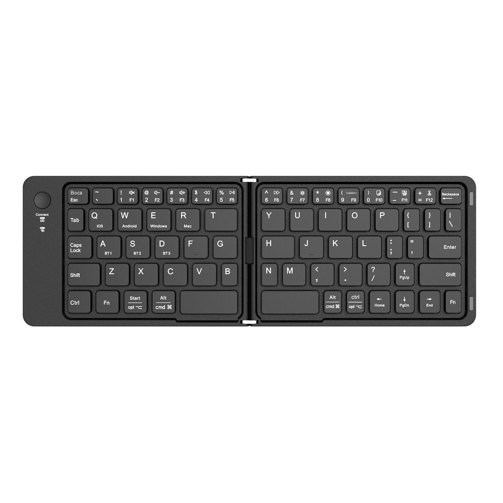 🔥 Solo 28.9€ + Envío Gratis 🚚 | Teclado Bluetooth Plegable Ultraligero con Panel Táctil para Móvil, Tablet y PC | iOS Android Windows
