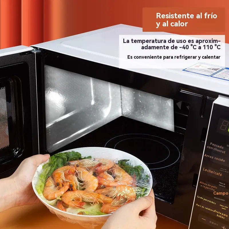 🔥✨ ¡ADIÓS A LOS RECIPIENTES DESTAPADOS! 100 Tapas Flexibles para Conservar tus Alimentos 🍓🥗