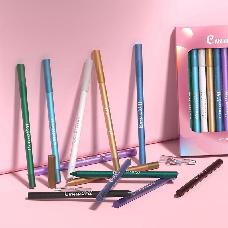 🌈 Eyeliner Multicolor 12 Piezas | Colores Intensos para Crear Diferentes Looks