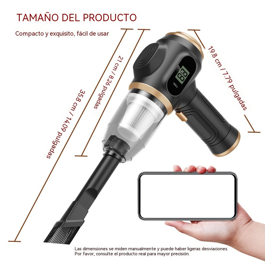 🚗 Aspiradora Portátil Inalámbrica 6 en 1 | Limpieza Fácil para Coche, Hogar y Oficina ✨