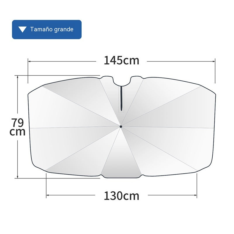 ☀️ Parasol Coche Delantero Plegable | Protección UV y Mayor Comodidad para tu Vehículo 🚗
