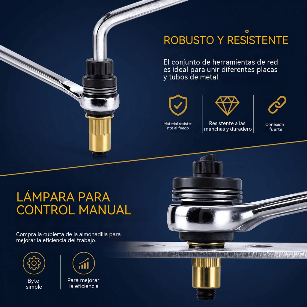 🛠️ Kit de Tuercas Remachables M3-M8 | Herramienta Manual para Crear Roscas Resistentes en Metal| Solución Fácil para Reparaciones en Metal