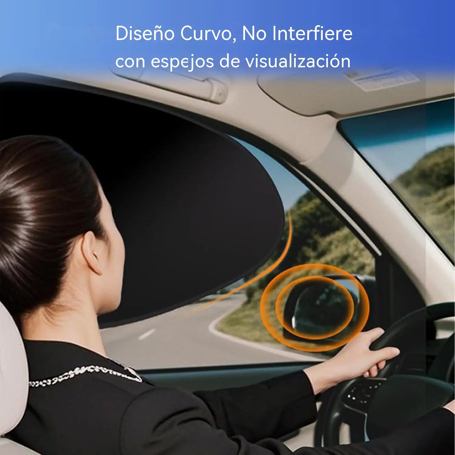 🚗🌞 Parasol para ventana lateral de coche 🌞🚗 Película de protección solar con adherencia estática (sin pegamento) para una instalación fácil y sin residuos ✨