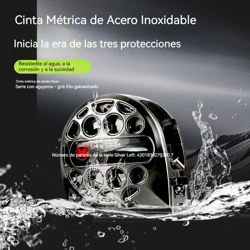 🛠️ Cinta Métrica de Acero Inoxidable 5M × 19MM – Resistente al Agua y Antióxido