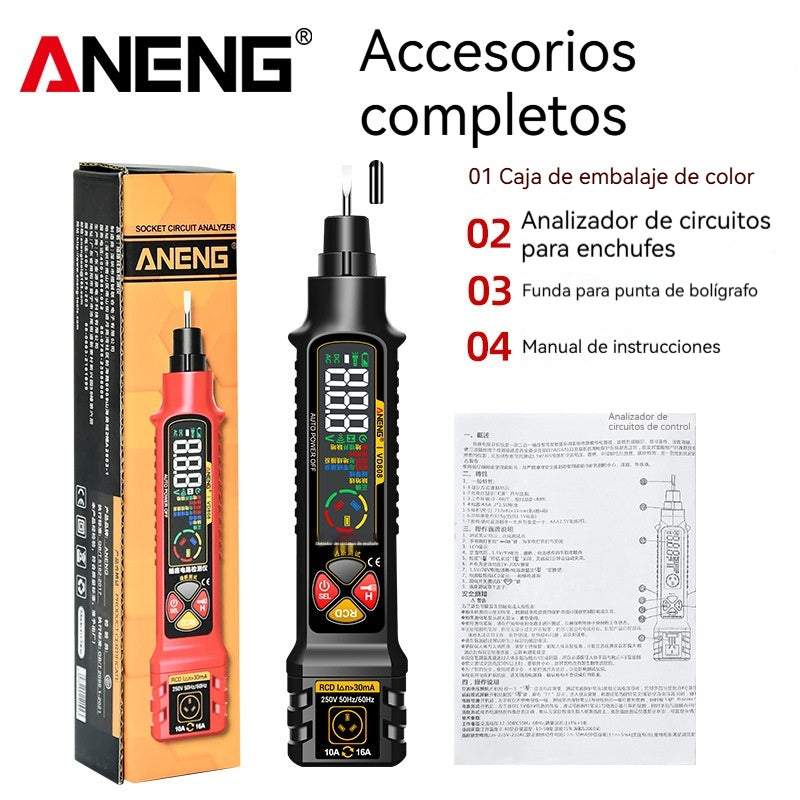 🔥 ¡Solo 25€ + Envío Gratis 🚚⚡ Lápiz Detector de Voltaje Inteligente | Probador Eléctrico Sin Contacto Multifunción 🔍