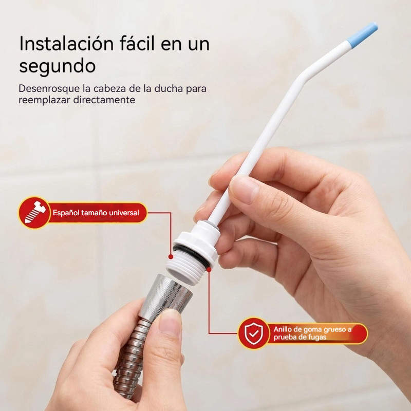 🚿🔥 ¡LIMPIA CADA RINCÓN CON UN SOLO CHORRO! Potente Accesorio para Ducha y Baño ✨